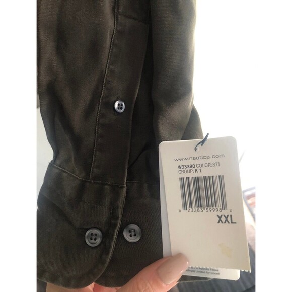 Nautica Mens Long Sleeve Button Down Shirt XXL NWT! - Picture 4 of 10